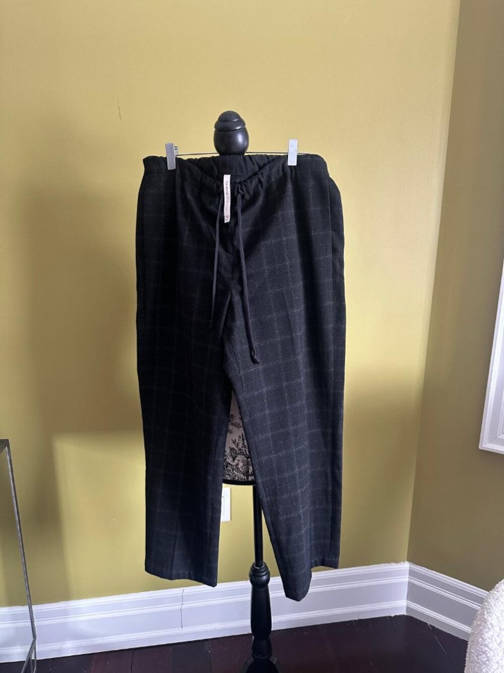 BABATON PLAID RELAXED FIT TROUSERS PL